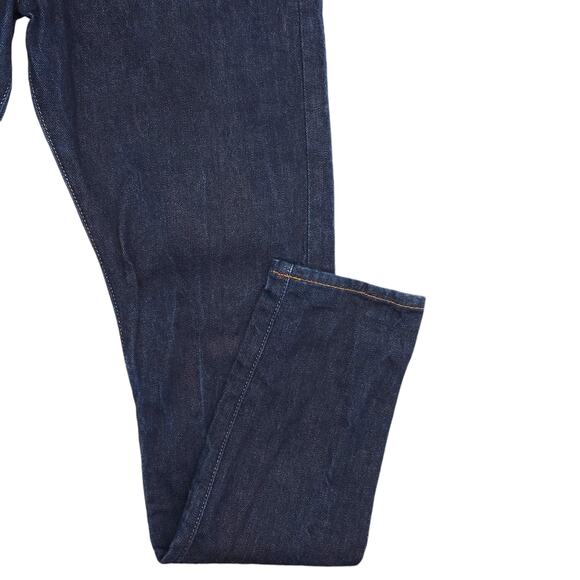 H&M &Denim Premium Denim Jeans Mens 29x32 Blue Selvedge Slim Tapered Raw - Picture 6 of 14